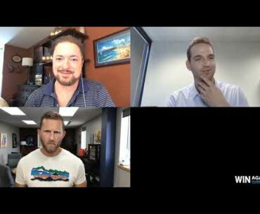 Athlete Transition Summit - Josh Kalinowski and Jacob Turner in the Clubroom with Mark Moyer