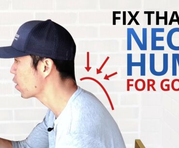 4 Exercises to Fix Dowager's Hump (Neck Hump) & Poor Posture for GOOD