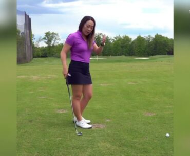 Hitting A Ball Below Your Feet