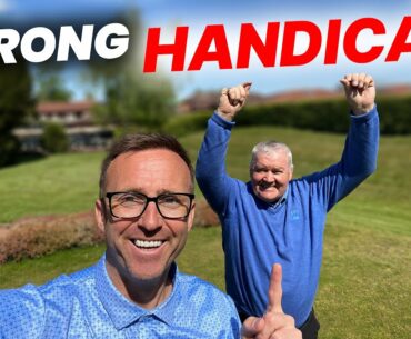 HE PLAYS BETTER THAN HIS HANDICAP!!