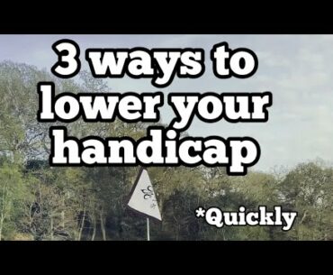 3 quick ways to lower your handicap