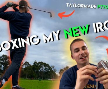 Unboxing my NEW TAYLORMADE P770 IRONS!