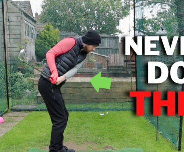 How This Golf Right Arm Backswing Move Will Stall Out Your Rotation Through Impact