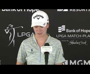 Jenny Coleman: Thursday quotes 2021 Bank of Hope LPGA Match Play