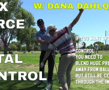 TOUR COACH DANA DAHLQUIST: FORCE must precede MOTION in GOLF! Be Better Golf