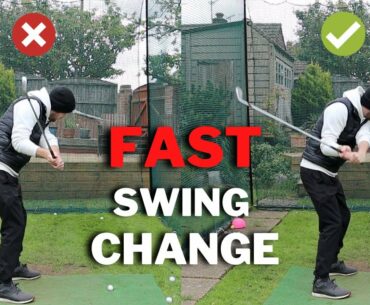 HOW TO PRACTICE TO MAKE A GOLF SWING CHANGE FAST