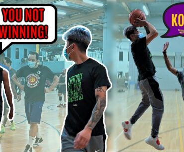 Short Asian gets called KOBE!! INTENSE 5v5 Basketball