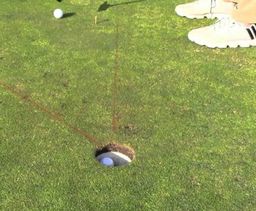 Golf Putting Drill - 3 Foot Line Putt Drill