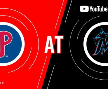 Phillies at Marlins | MLB Game of the Week Live on YouTube