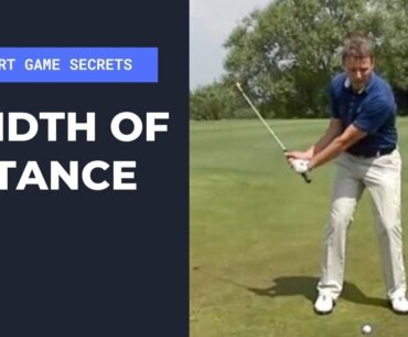 Width Of Stance In The Chip Shot