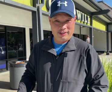GOING THRIFTING FOR TENNIS RACKETS