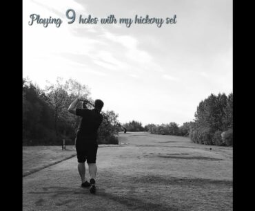 9 holes with hickory clubs! My most chill video! :D