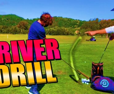 POOL Noodle DRIVER Drill - Side Tilt Golf Swing