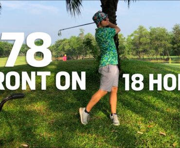 Front-On View 18 Holes - If you hit it long, wedges are MORE important
