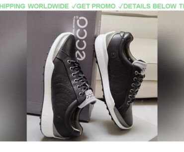 [Deal] $60.44 New Genuine Leather Golf Shoes Men High Qualtiy Jogging Walking Shoes for Golfer Outd