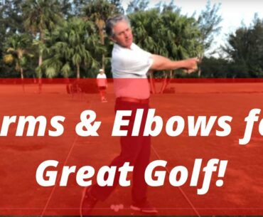 Arms and Elbows for Great Golf! How to Eliminate Fat and Thin Shots! PGA Golf Pro Jess Frank