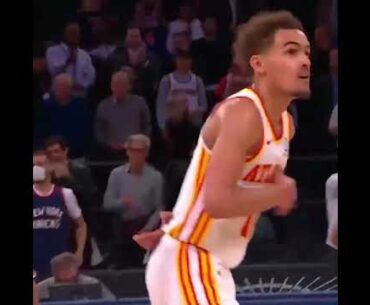 Trae Young Hits A Deep 3 Sends The Knicks Packing