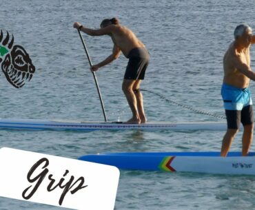 SUP Race training group coaching- Paddle Grip and handling