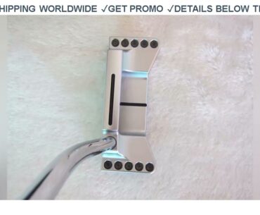 [Promo] $180 Golf clubs Mustang silver golf putter 33/34/35 inch steel shaft with head cover free s