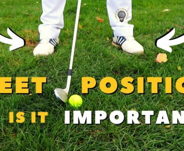 Best FEET POSITION for hitting LONGER SHOTS