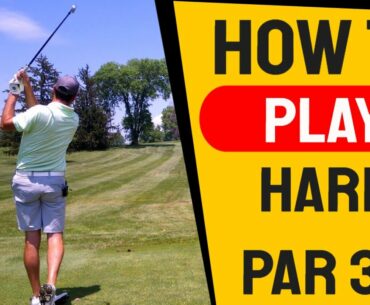 Playing the Hardest Par 3 Holes | How to approach them mentally to score well #subscribe #golftips