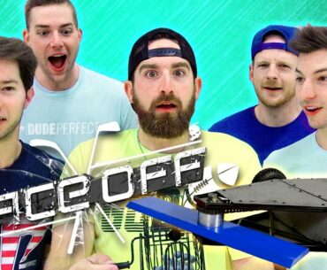 DUDE PERFECT Battlebots Edition | FACEOFF