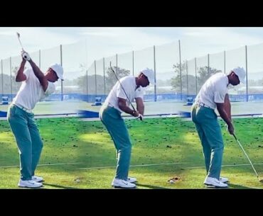 TIGER WOODS GOLF SWING - EVERY CLUB -  SLOW MOTION 240FPS HD