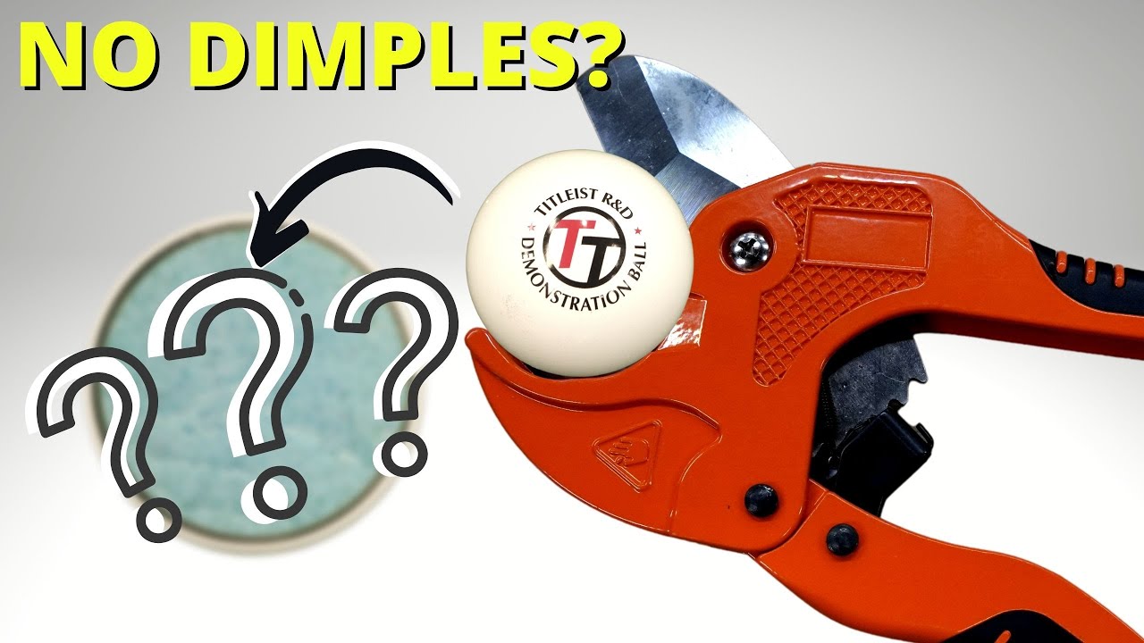 WHAT'S INSIDE A 'DIMPLELESS' TITLEIST GOLF BALL #Shorts WHAT'S INSIDE A 'DIMPLELESS' TITLEIST GOLF BALL #Shorts