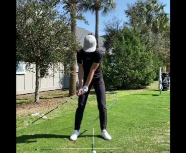 Mel Reid slow motion golf swing. #subforgolf #ladiesgolf #alloverthegolf #golf #golfswing
