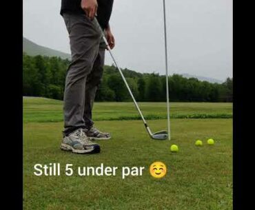 Birdie Every Hole? 4 Ball Scramble 1 Club Only | #Mizuno MP33 #Golf Clubs #shorts version