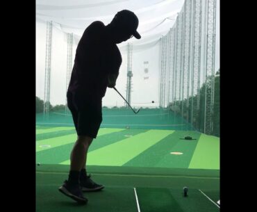2021060501 golf swing practice - 9i