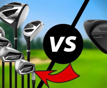 BUDGET GOLF SET WEDGE vs EXPENSIVE PREMIUM WEDGE...