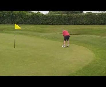 Gazza birdie putt 8th hole foyle  june 2021