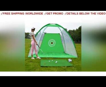 [Promo] $99.99 3M Golf Practice Net Garden Grassland Practice Tent Indoor Outdoor Foldable Golf Hit