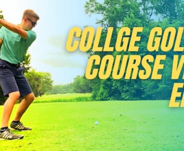 Playing Golf in a Rain Storm | College Golfer Course Vlog Ep:3