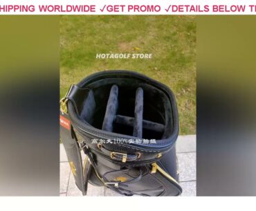 [Sale] $239.9 60th anniversary Golf bag High quality PU Golf Standard Bag in choice 9.5 inch Golf C