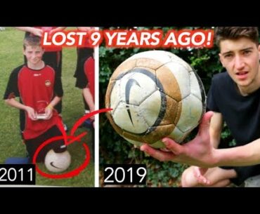 I Found a FOOTBALL I Lost 9 YEARS AGO!!