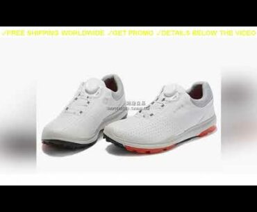 [Deal] $65.45 Genuine Leather Golf Shoes for Men Brand Spikeless Golf Sport Sneakers Professional L