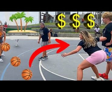 CHALLENGING STRANGERS at VENICE BEACH for MONEY!!