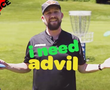 Nate's so tired he lets his daughter play instead | Portland Open B9 | Mic'd Up Practice Round