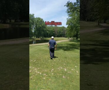 A Mulligan that almost hit a crane #shorts #short