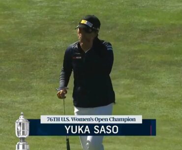 History! Yuka Saso of the Philippines is the 2021 US Women’s Open golf champion