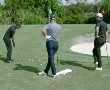Tiger Woods & Dustin Johnson Explain Bunker Shots & Chips | TaylorMade Golf