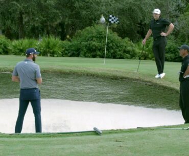 Tiger Woods & Dustin Johnson's Short Game Clinic | TaylorMade Golf Europe