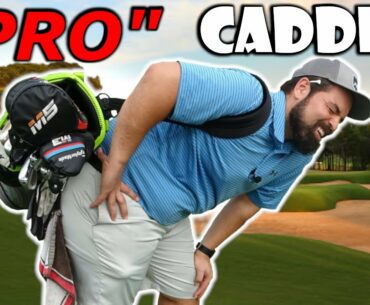 Does Playing With a Caddie Get Me a Better Score?!  On The Fringe Golf Vlog 2021