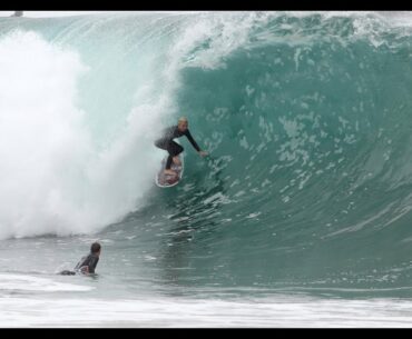 Surfing Huge Wedge RAW & UNEDITED