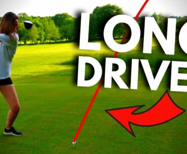 She LOVES Hitting DRIVER!!!
