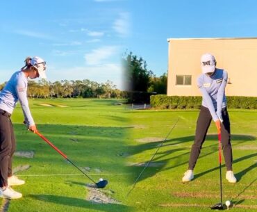 LYDIA KO GOLF SWING 2021 - IRON & DRIVER - SLOW MOTION 240FPS HD