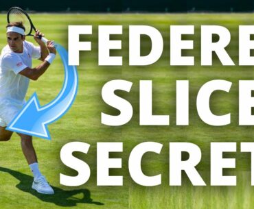 Roger Federer Slice Backhand Analysis - How To Knife Your Slice Like Federer