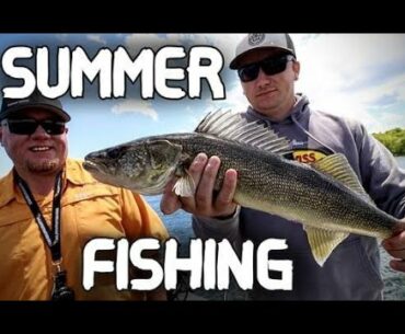 Early Summer Walleye & Smallmouth Tactics (Post Spawn)